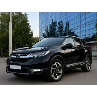 Integroidut kattokaiteet harmaat OEM (ABS-muovi, liimakiinnitys) Honda CR-V 2017–2022 kuva 1