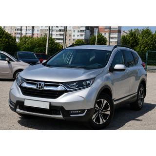 Mustat OEM-kattokaiteet (alumiini) Honda CR-V 2017–2022 kuva 1