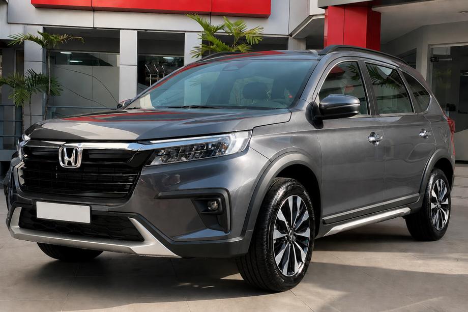Honda BR-V 2021– Integroidut kattokaiteet, mustat, OEM (alumiini) Image