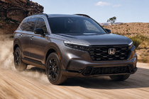 Honda CRV 2022– Integroidut kattokaiteet mustat OEM (ABS-muovi, asennus liimalla) kuva 1