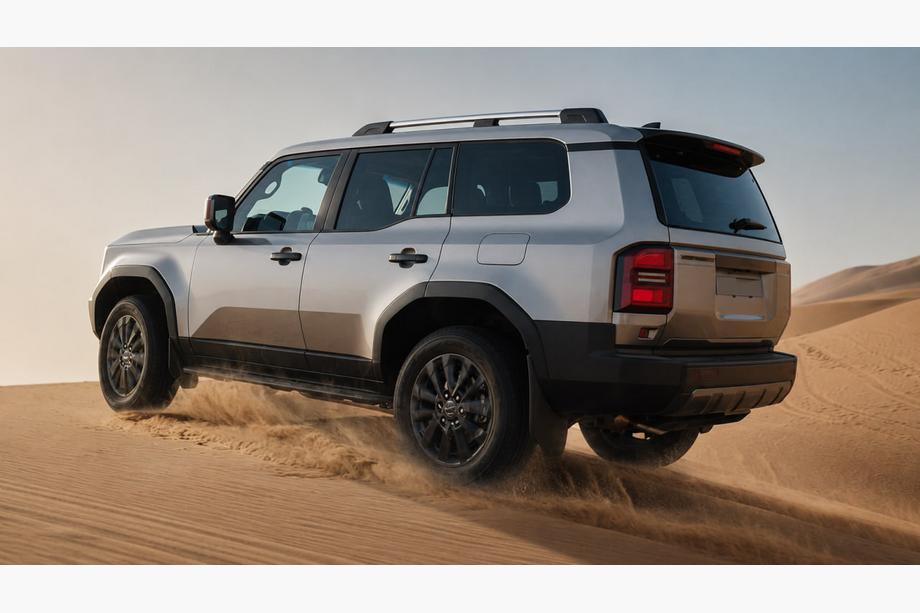 Toyota Land Cruiser Prado 250 2023– Harmaat OEM-kattokaiteet (alumiini) Image