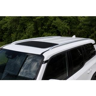 Integroidut OEM-kattokaiteet, harmaat (alumiini) Toyota Land Cruiser Prado 250 2023–