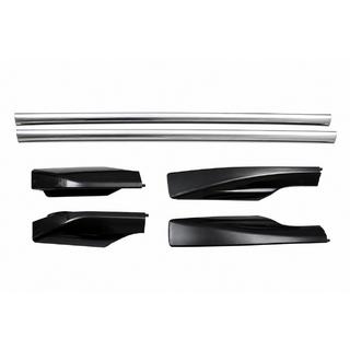 Harmaat OEM-kattokaiteet (alumiini) Toyota Rav 4 2006–2013