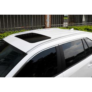 Integroitu kattokiskot, kromi OEM (alumiini, liimakiinnitys) Toyota Rav 4 2019–2025