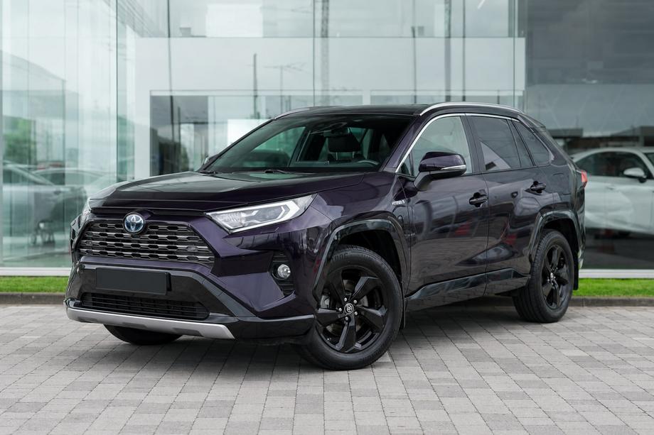 Toyota Rav 4 2019–2025 Integroidut kattokaiteet, harmaat OEM (ABS-muovi) Image