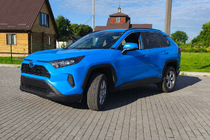 Toyota Rav 4 2019–2025 Integroidut kattokaiteet, mustat OEM (ABS-muovi) kuva 2