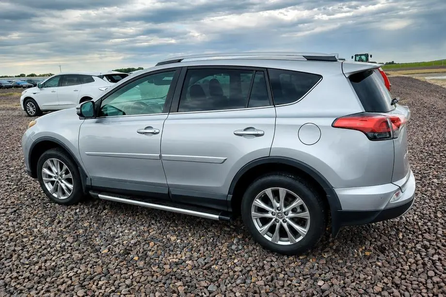 Toyota Rav 4 2019–2025 Harmaat OEM-kattokaiteet (alumiini) Image