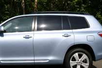 Toyota Highlander 2008–2013 Kattokaiteet musta OEM (alumiini) kuva 1