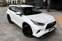 Toyota Highlander 2019– Mustat OEM kattokaiteet (ABS-muovi) kuva 1
