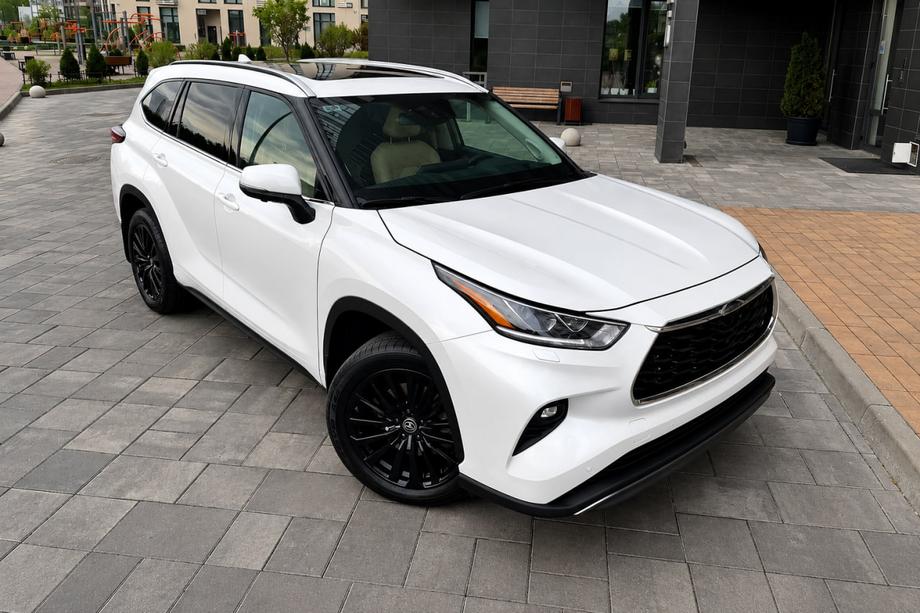 Toyota Highlander 2019– Harmaat OEM-kattokaiteet (ABS-muovi) Image