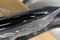 Volkswagen Golf 6 2008–2014 Poistotuote Etupuskurin lip-spoileri DPT V-2 (GTI:lle, kiiltävä musta) kuva 3