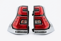 Toyota Land Cruiser Prado 150 2009–2023 LED-takavalot Chrome V2 (2017-2023, 2 kpl) kuva 2