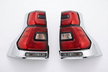 Toyota Land Cruiser Prado 150 2009–2023 LED-takavalot Chrome V2 (2017-2023, 2 kpl) kuva 5