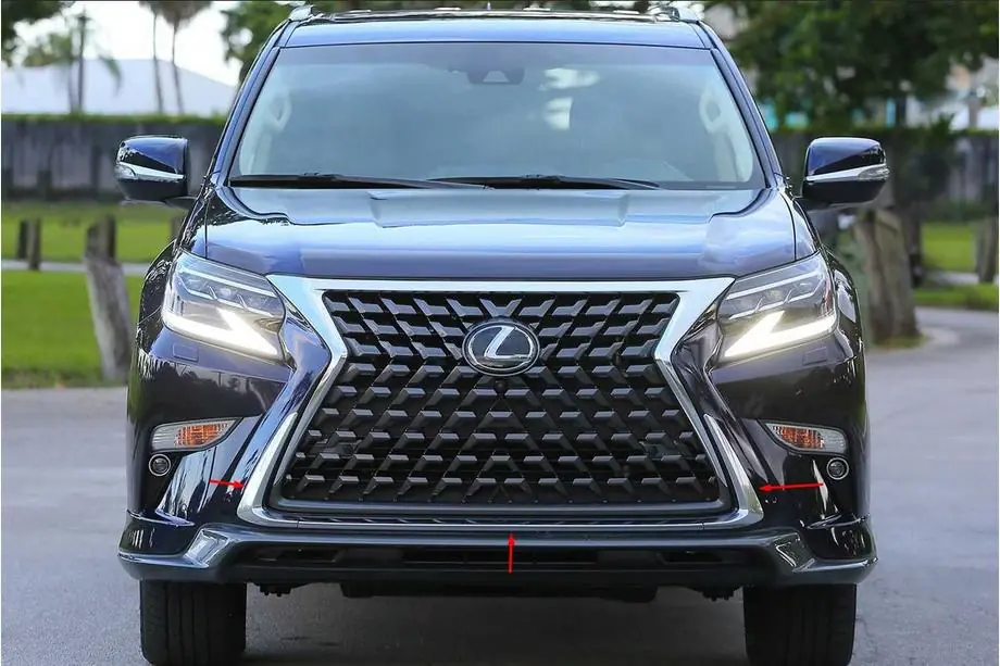 Lexus GX460 2009–2023 Etupuskurin kromilista (2013-2023, 3 kpl) Image