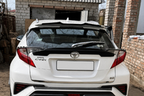 Toyota C-HR 2016–2023 Integroidut kattokaiteet harmaat OEM (ABS-muovi, liimakiinnitys) kuva 6