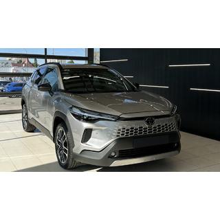 Integroidut kattokaiteet musta OEM (alumiini, liima-asennus) Toyota Corolla Cross 2020–