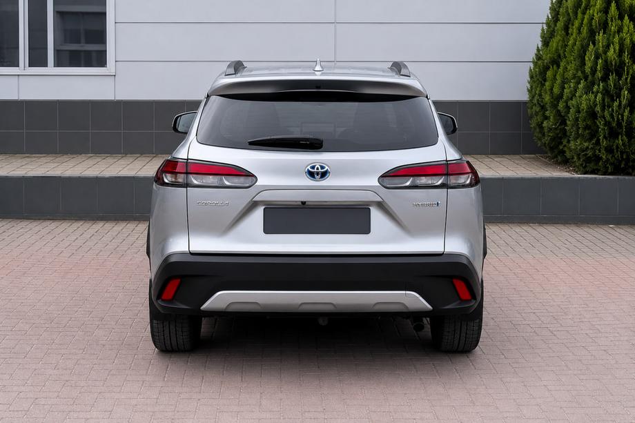 Toyota Corolla Cross 2020– Integroidut kattokaiteet, musta OEM (alumiini) Kuva 3