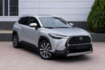 Toyota Corolla Cross 2020– Integroidut OEM-kattokaiteet, harmaat (alumiini) kuva 1