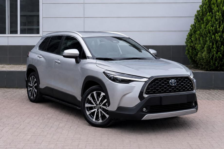 Toyota Corolla Cross 2020– Integroidut OEM-kattokaiteet, harmaat (alumiini) Image