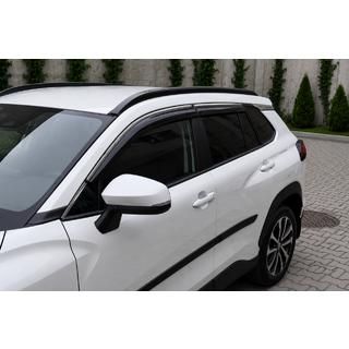 Integroidut kattokaiteet, musta OEM (ABS-muovi, liimakiinnitys) Toyota Corolla Cross 2020– kuva 4