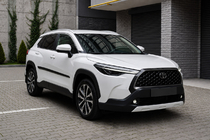 Toyota Corolla Cross 2020– Integroidut kattokaiteet harmaat OEM (ABS-muovi, liimakiinnitys) kuva 3