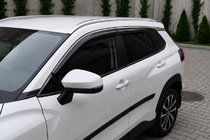 Toyota Corolla Cross 2020– Integroidut kattokaiteet harmaat OEM (ABS-muovi, liimakiinnitys) kuva 4