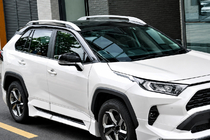 Toyota Corolla Cross 2020– Harmaat OEM-kattokaiteet (alumiini) kuva 3