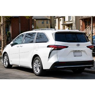 Integroidut OEM-kattokaiteet, harmaat (alumiini) Toyota Sienna 2020– kuva 3