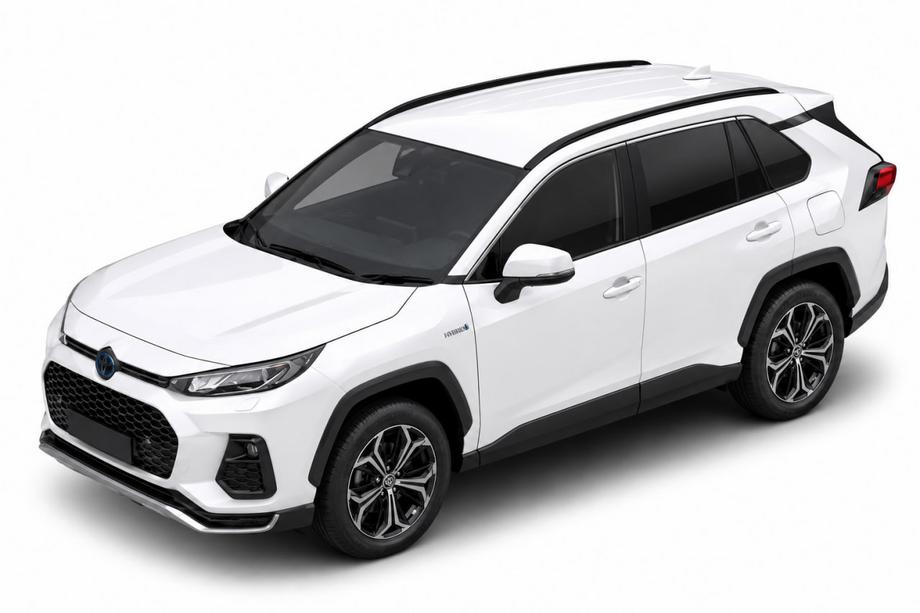 Toyota Raize 2019– Integroidut kattokaiteet, mustat OEM (alumiini, liima-asennus) Image