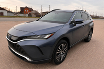 Toyota Venza 2020– Integroidut kattokaiteet, mustat OEM (alumiini, liima-asennus) kuva 2