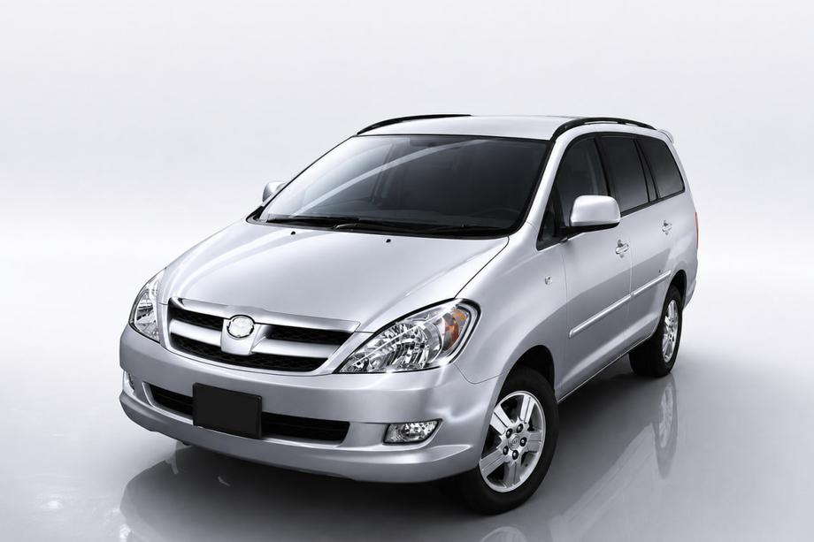 Toyota Innova 2015– Integroidut kattokaiteet, mustat, OEM (alumiini) Image