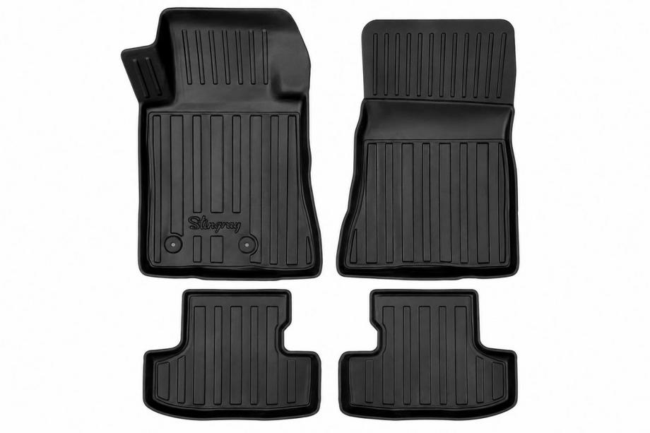 Ford Mustang 2015–2023 Stingray 3D kumimatot matkustamoon (4 kpl) Image