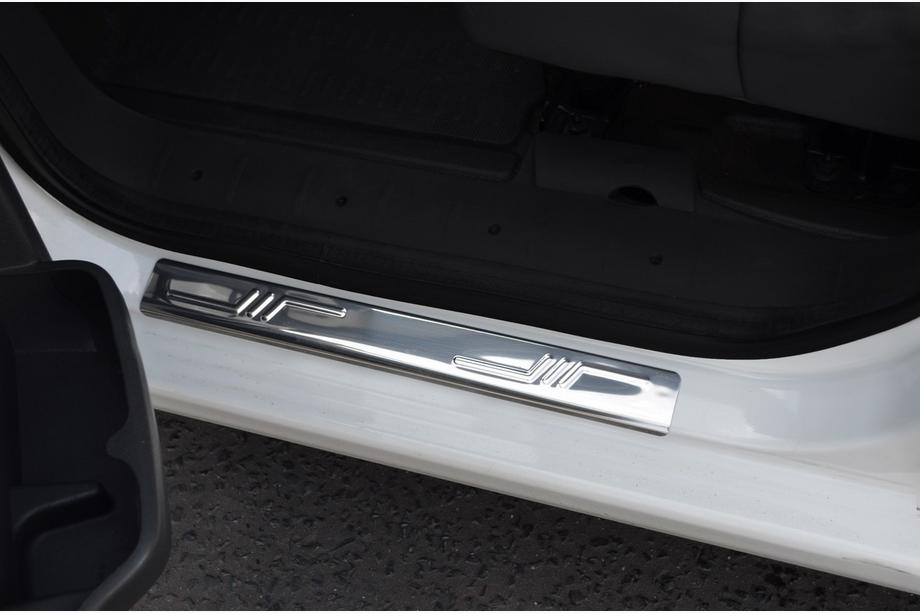 Fiat Scudo 2007–2015 Kynnyslistat (Omsa, 2 kpl, ruostumaton teräs) Image
