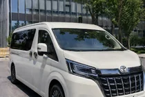 Toyota HiAce Integroitu kattokaide, harmaa OEM (2019-, long, alumiini, liima-asennus) kuva 2
