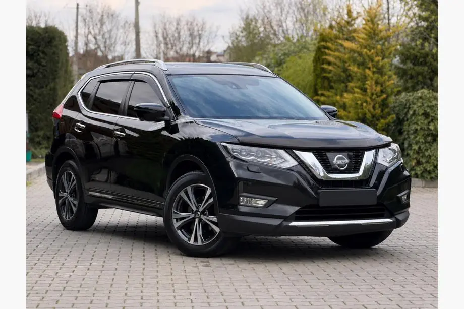 Nissan X-trail T32/Rogue 2014–2021 Harmaat OEM-kattokaiteet (alumiini, liima-asennus) Image
