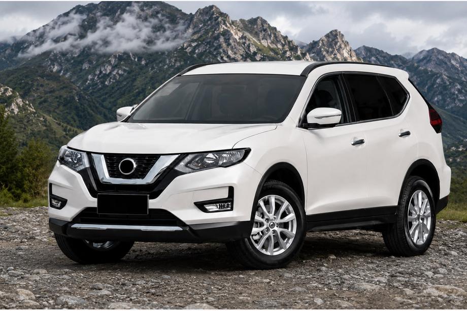Nissan X-trail T32/Rogue 2014–2021 Integroidut kattokaiteet mustat OEM (X-trail, alumiini, liima-asennus) Image