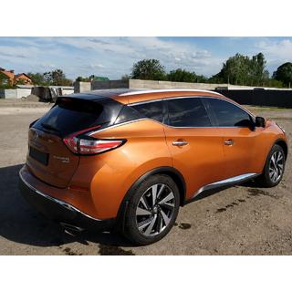 OEM kattokaiteet, harmaat (ABS-muovi, liima-asennus) Nissan Murano 2014– kuva 2