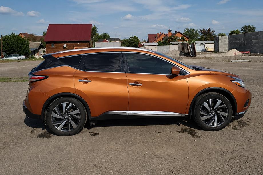 Nissan Murano 2014– OEM kattokaiteet, harmaat (ABS-muovi, liima-asennus) Image