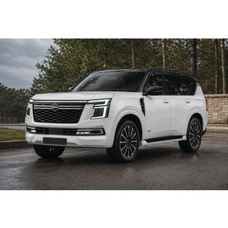 Integroidut kattokaiteet, mustat, OEM (alumiini) Nissan Patrol Y63 2025– kuva 1