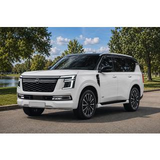 Integroidut kattokaiteet, harmaat OEM (ABS-muovi) Nissan Patrol Y63 2025–
