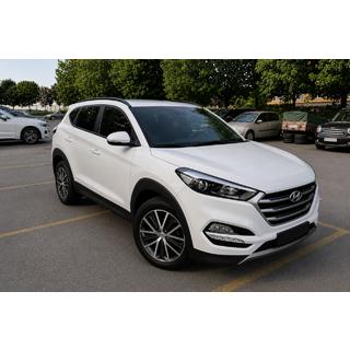 Integroitu kattokaiteet, musta OEM (ABS-muovi, liima-asennus) Hyundai Tucson TL 2016–2021 kuva 2
