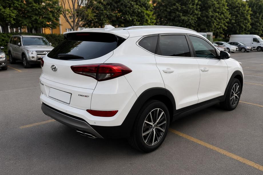 Hyundai Tucson TL 2016–2021 Integroidut kattokaiteet harmaat OEM (ABS-muovi, liimakiinnitys) Image