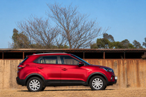 Hyundai Creta 2014–2020 Integroidut kattokaiteet harmaat OEM (ABS-muovi, liimakiinnitys) kuva 1