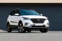 Hyundai Creta 2014–2020 Integroidut kattokaiteet harmaat OEM (ABS-muovi, liimakiinnitys) kuva 3