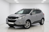 Hyundai IX-35 2010–2015 Harmaat OEM-kattokaiteet (alumiini, liima-asennus) kuva 1