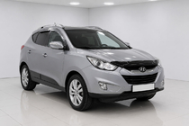 Hyundai IX-35 2010–2015 Harmaat OEM-kattokaiteet (alumiini, liima-asennus) kuva 2