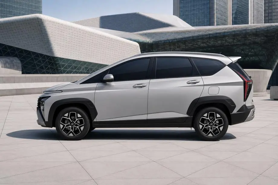 Hyundai Stargazer 2022– Integroidut OEM-kattokaiteet, harmaat (alumiini) Image