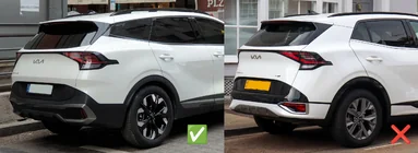 Kia Sportage 2021– Ikkunatuuliohjaimet kromilistalla Niken (LWB, 4 kpl) kuva 3