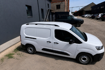Citroen Berlingo/Multispace 2018– Mustat kattokaiteet (turkkilainen design) Pitkä, muovijalat kuva 1