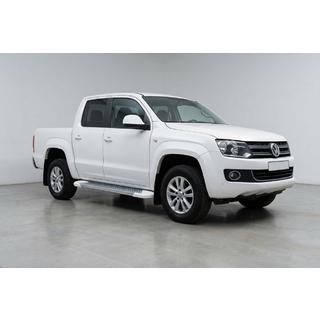 Sivuastinlaudat Allmond White (2 kpl, alumiini) Volkswagen Amarok 2010–2022 kuva 1
